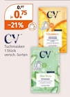 Tuchmasken von CV im aktuellen Müller Prospekt für 0,75 €