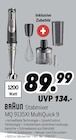 Stabmixer von BRAUN für 89,99 € bei MEDIMAX im Angebot Stabmixer von BRAUN im aktuellen MEDIMAX Prospekt