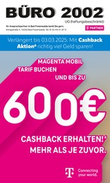 BÜRO 2002 UG Prospekt für Sydower Fließ: "Verlängert bis zum 03.03.2025: Mit Cashback Aktion richtig viel Geld sparen!", 8 Seiten, 02.01.2025 - 31.01.2025