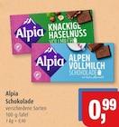 Knackige Haselnuss Vollmilch von Alpia im aktuellen Markant Prospekt