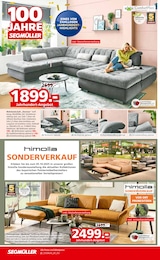 Wohnlandschaft im Segmüller Prospekt Highlight Angebote auf S. 4