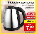 Edelstahlwasserkocher Angebote bei Zimmermann Bremerhaven für 7,99 €