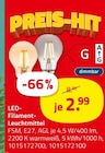 LED-Filament-Leuchtmittel für 2,99 € bei ROLLER im Angebot LED-Filament-Leuchtmittel im aktuellen ROLLER Prospekt