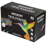 Lot de 60 marqueurs doubles - ARTISTRY à 15,90 € dans le catalogue B&M