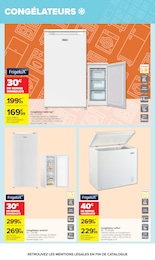 Offre Congélateur Coffre dans le catalogue Carrefour du moment à la page 4
