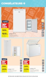Congélateur en promo dans le catalogue Carrefour à la page 4