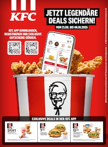 KFC Prospekt JETZT LEGENDÄRE DEALS SICHERN! mit  Seiten in Lahstedt und Umgebung