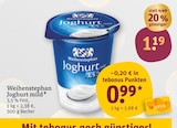 Joghurt mild Angebote von Weihenstephan bei tegut Leonberg für 0,99 €