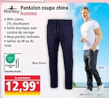 Promo Pantalon coupe chino homme à 12,99 € dans le catalogue Norma à Illzach