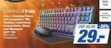 3-in-1-Gaming-Paket mit kompakter TKL-Tastatur, kabelloser beleuchteter Maus und Mauspad bei expert im Wesel Prospekt für 29,00 €