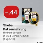 Katzennahrung Angebote von Sheba bei Akzenta Erkrath für 0,44 €