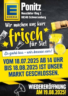 Aktueller EDEKA Prospekt (Bockau, 2 Seiten zum blättern EDEKA Prospekt Wir machen uns kurz frisch für Sie! mit 2 Seiten