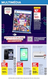 Prix et réduction Tablette Android dans le prospectus Carrefour en cours Offre Tablette Android dans le catalogue Carrefour du moment à la page 73
