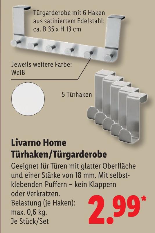Türgarderobe mit 6 Haken