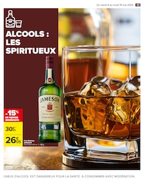 Prix et réduction Jameson dans le prospectus Carrefour en cours Offre Jameson dans le catalogue Carrefour du moment à la page 45