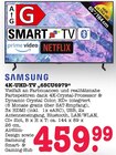 4K-UHD-TV, 65CU6979 Angebote von Samsung bei E center Wiesbaden für 459,99 €