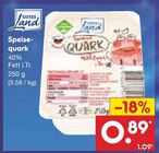 Speisequark von Gutes Land im aktuellen Netto Marken-Discount Prospekt für 0,89 €