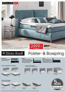 Boxspringbett im Zurbrüggen Prospekt "POLSTERMÖBEL SPEZIAL!" mit 32 Seiten (Dortmund)