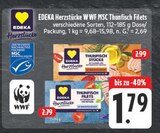 Herzstücke WWF MSC Thunfisch Filets im Angebot bei EDEKA in Hof Herzstücke WWF MSC Thunfisch Filets Angebote von EDEKA bei EDEKA Hof für 1,79 €