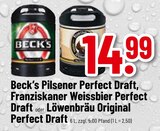Aktuelle Franziskaner Angebote bei Trinkgut in Mainz Aktuelles Beck's Pilsener Perfect Draft oder Franziskaner Weissbier Perfect Draft oder Löwenbräu Original Perfect Draft Angebot bei Trinkgut in Mainz ab 14,99 €