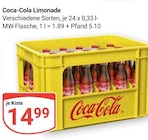 Aktuelle Cola Angebote bei GLOBUS in Jena Aktuelles Coca-Cola Limonade Angebot bei GLOBUS in Jena ab 14,99 €