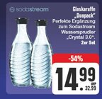 Glaskaraffe "Duopack" Angebote von Sodastream bei EDEKA Würzburg für 14,99 €