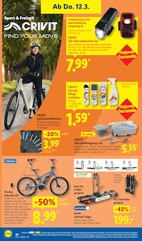 Fahrradträger im Lidl Prospekt "LIDL LOHNT SICH" mit 68 Seiten (Gelsenkirchen)