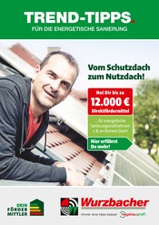 Garten im Wurzbacher Prospekt in Plauen Aktueller Wurzbacher Prospekt mit Garten, "Trend-Tipps FÜR DIE ENERGETISCHE SANIERUNG", Seite 1