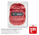 Mit Herz gemacht: Geflügelsalami 1A bei EDEKA im Sinsheim Prospekt für 1,89 €