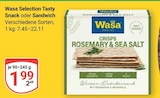Selection Tasty Snack Angebote von Wasa bei GLOBUS Mannheim für 1,99 €