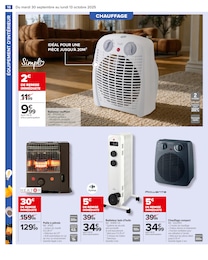 Offre Radiateur Soufflant dans le catalogue Carrefour du moment à la page 18
