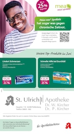 mea - meine apotheke Apotheke Prospekt der aktuellen Woche mit 4 Seiten, gültig von 01.06.2025 bis 30.06.2025, in Peißenberg und Umgebung Aktueller mea - meine apotheke Apotheke Prospekt in Peißenberg und Umgebung, "Unsere Juni-Angebote" mit 4 Seiten, 01.06.2025 - 30.06.2025