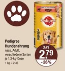 Hundenahrung Angebote von Pedigree bei V-Markt Regensburg für 2,79 €