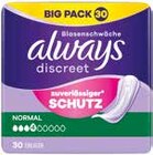 Discreet Inkontinenzeinlagen im Big-Pack von Always im aktuellen Netto mit dem Scottie Prospekt