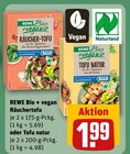 Räuchertofu oder Tofu natur Angebote von REWE Bio + vegan bei REWE Herne für 1,99 €