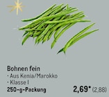 Bohnen fein für 2,88 € bei METRO im Angebot Bohnen fein im aktuellen METRO Prospekt
