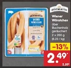 Wiener Würstchen Angebote von Hofmaier bei Netto Marken-Discount Melle für 2,49 €