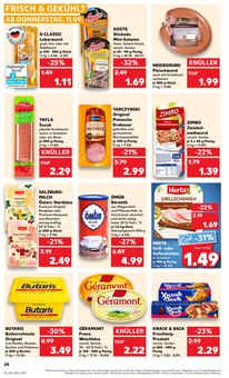 Zwiebelmettwurst im Kaufland Prospekt "Aktuelle Angebote" mit 59 Seiten (Bonn)