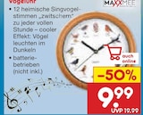 Vogeluhr im Angebot bei Netto Marken-Discount in Grevenbroich Vogeluhr Angebote von MAXXMEE bei Netto Marken-Discount Grevenbroich für 9,99 €