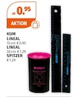 Bürobedarf im Müller Prospekt LINEAL von KUM im aktuellen Müller Prospekt für 0,95 €