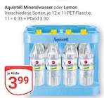 Aktuelle Wasser Angebote bei GLOBUS in Salzgitter Aktuelles Mineralwasser Angebot bei GLOBUS in Salzgitter ab 3,99 €