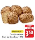 Aktuelle Wecker Angebote bei EDEKA in Frankfurt (Main) Aktuelles Dinkelbrötchen Angebot bei EDEKA in Frankfurt (Main) ab 0,95 €
