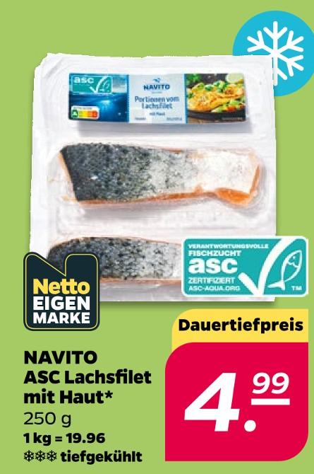 ASC Lachsfilet mit Haut