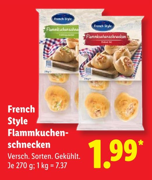 Flammkuchenschnecken