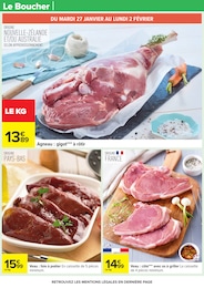 Prix et réduction Agneau dans le prospectus Carrefour en cours Offre Agneau dans le catalogue Carrefour du moment à la page 24