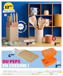 Prix et réduction Couteau De Cuisine dans le prospectus Gifi en cours Offre Couteau De Cuisine dans le catalogue Gifi du moment à la page 22