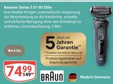 Rasierer Series 5 51-B1200s im Angebot bei GLOBUS in Erftstadt Rasierer Series 5 51-B1200s Angebote von Braun bei GLOBUS Erftstadt für 74,99 €