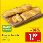 Peperoni Baguette im Angebot bei Netto Marken-Discount in Neunkirchen Peperoni Baguette Angebote von Backstube bei Netto Marken-Discount Neunkirchen für 1,19 €