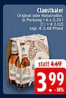 Original im Angebot bei EDEKA in Ibbenbüren Original Angebote von Clausthaler bei EDEKA Ibbenbüren für 3,99 €