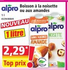 Boisson à la noisette ou aux amandes à Norma dans Merxheim